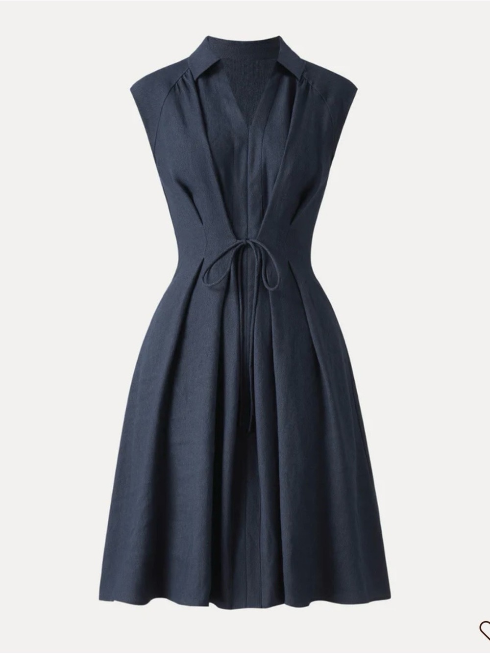 OGL VISCOSE EUROPEAN LINEN DENIM LOOK DRESS NWT